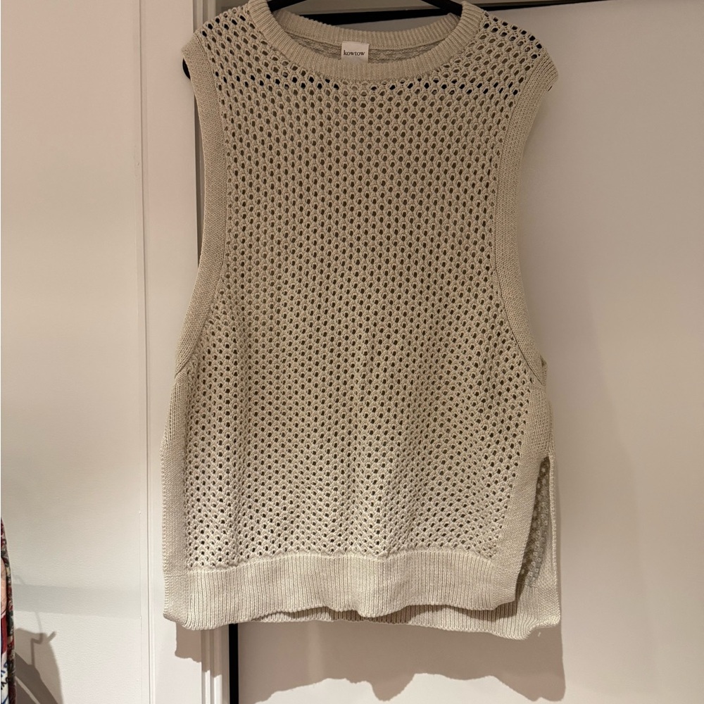 Kowtow Sleeveless Knit Sweater Vest